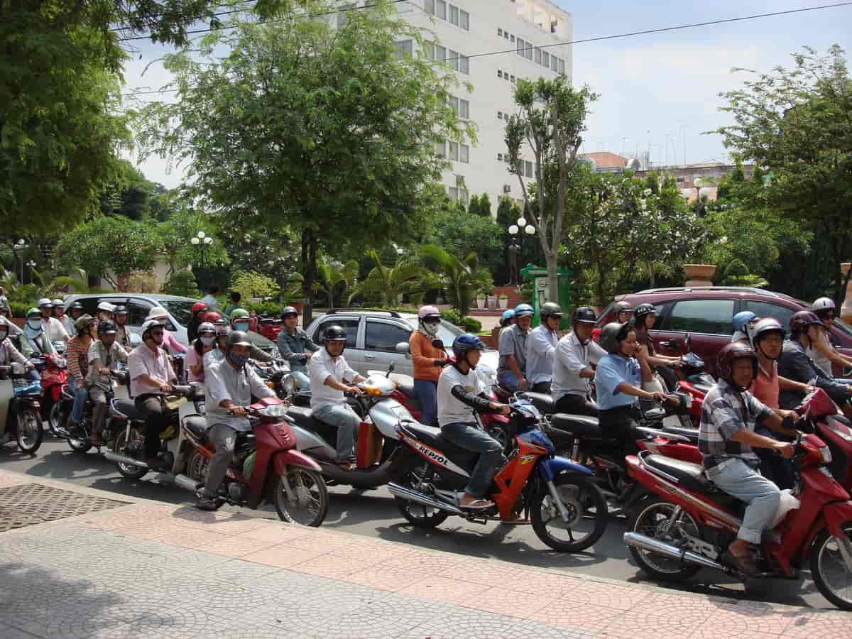 Trafikanter i Ho Chi Minh-byen