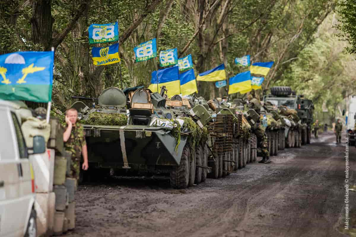 Ukrainske stridsvogner
