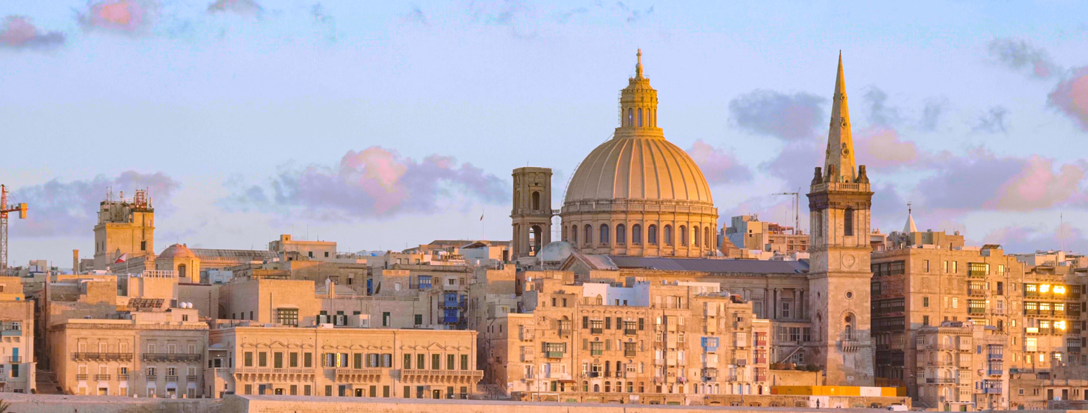 landskapsbilde over Malta
