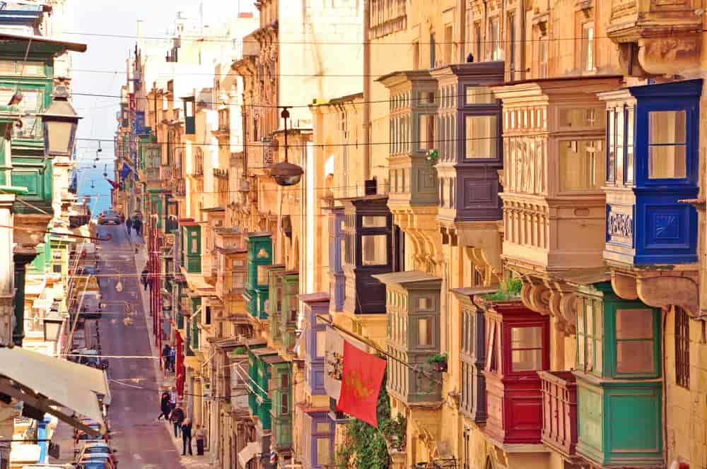 balkonger på Malta