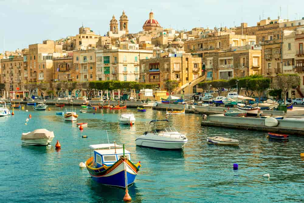 Bilde fra hovedstaden Valletta 