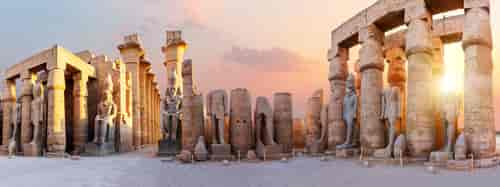 tempel søyler i Egypt