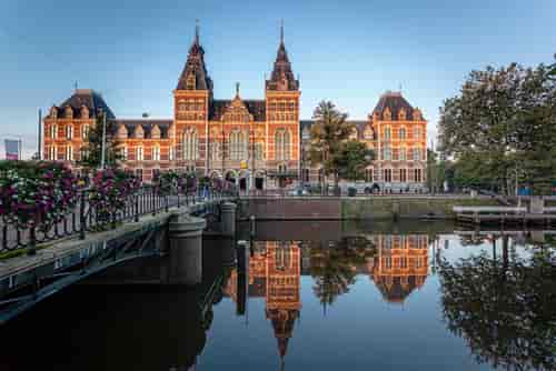 Rijksmuseum, nasjonalmuseet i Amsterdam Nederland.