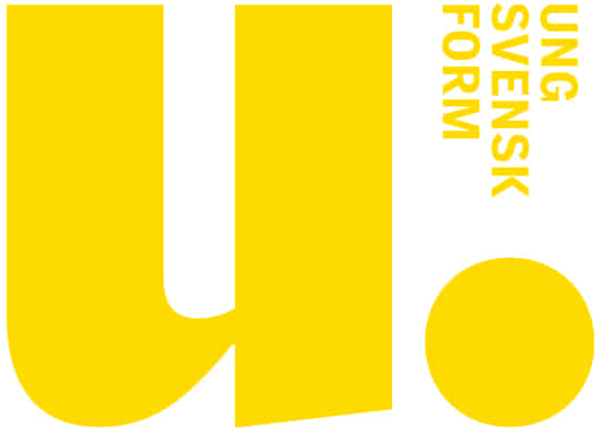 Ung Svensk Form logotype gul