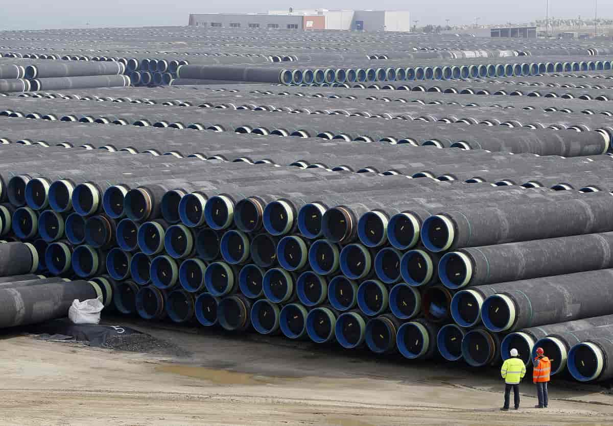 Nord Stream-lendningen før utlegging