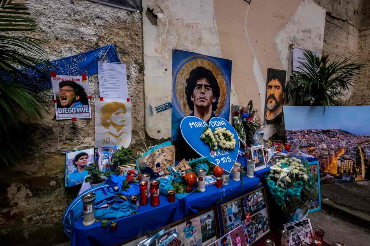 Maradona-alter i Napoli