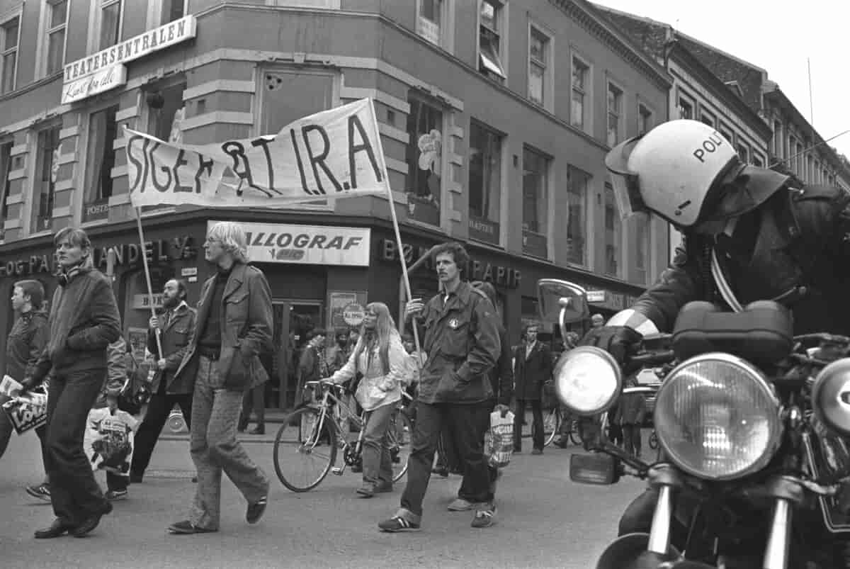 Norsk demonstrasjon for IRA-fangane