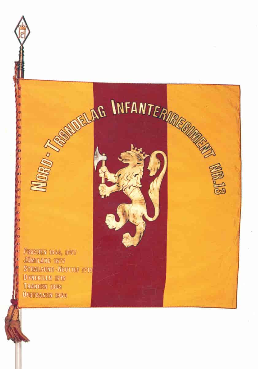 Fane for Nord-Trøndelag infanteriregiment nr. 13