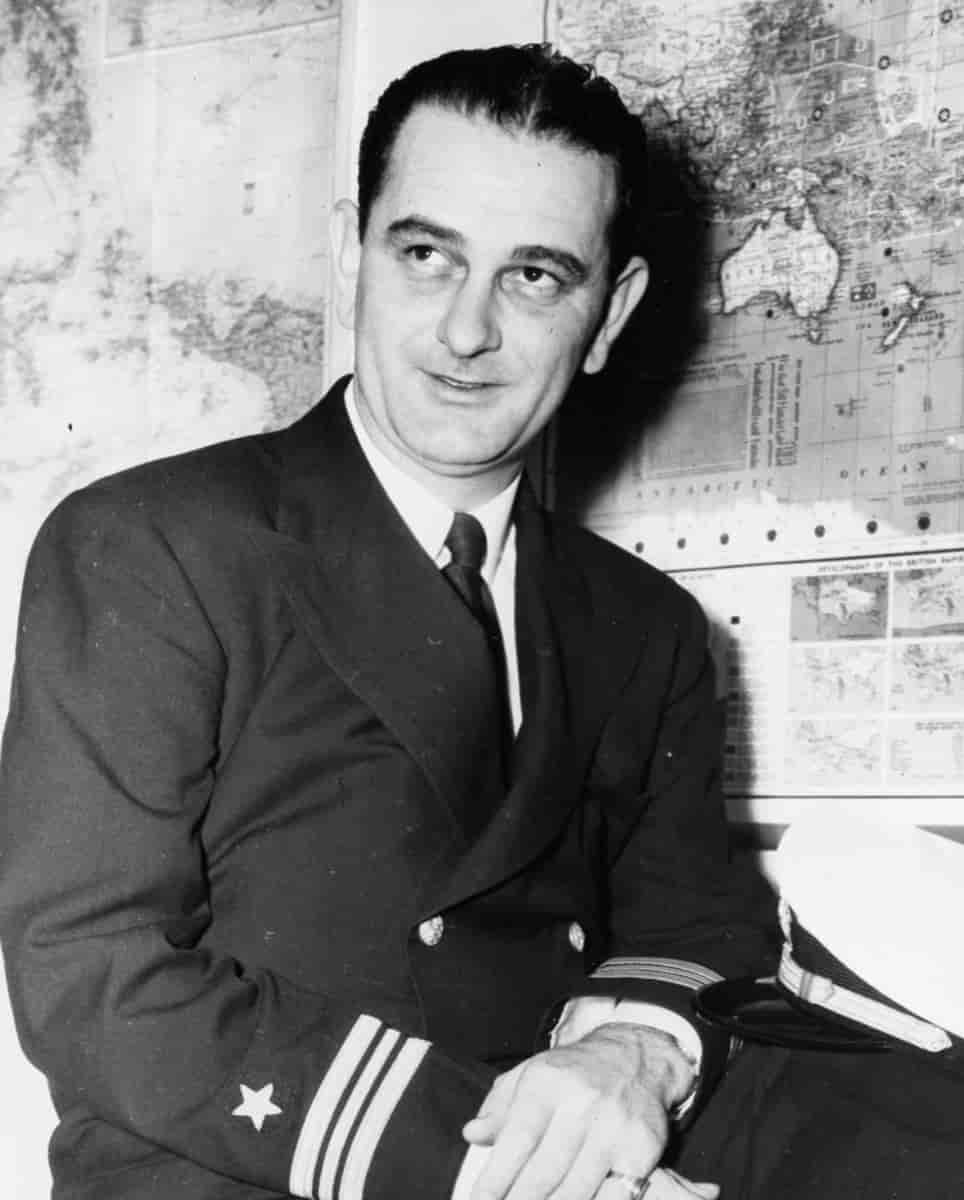 Lieutenant Commander Lyndon B. Johnson, 1942