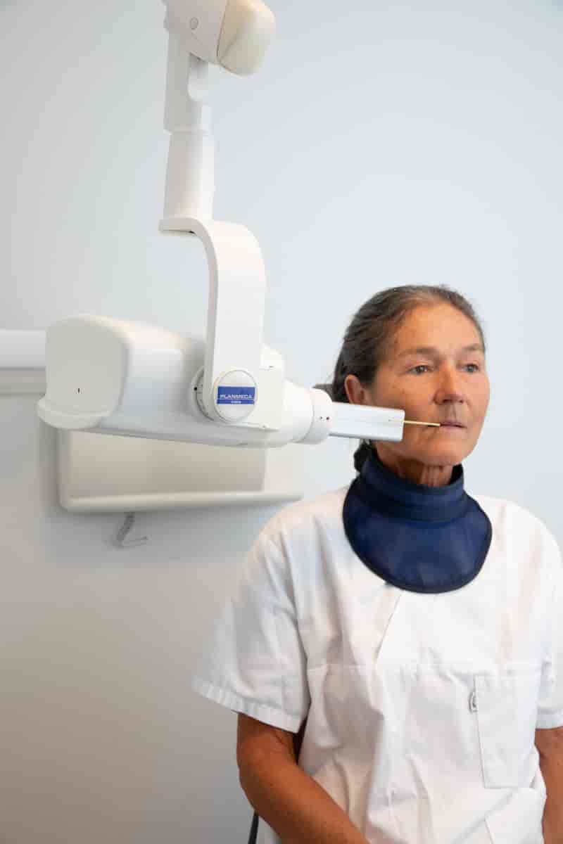 Røntgenopptak på tannklinikk