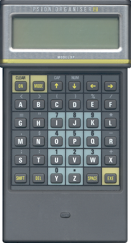 Psion Organizer, første lommedatamaskinen med PDA-funksjoner