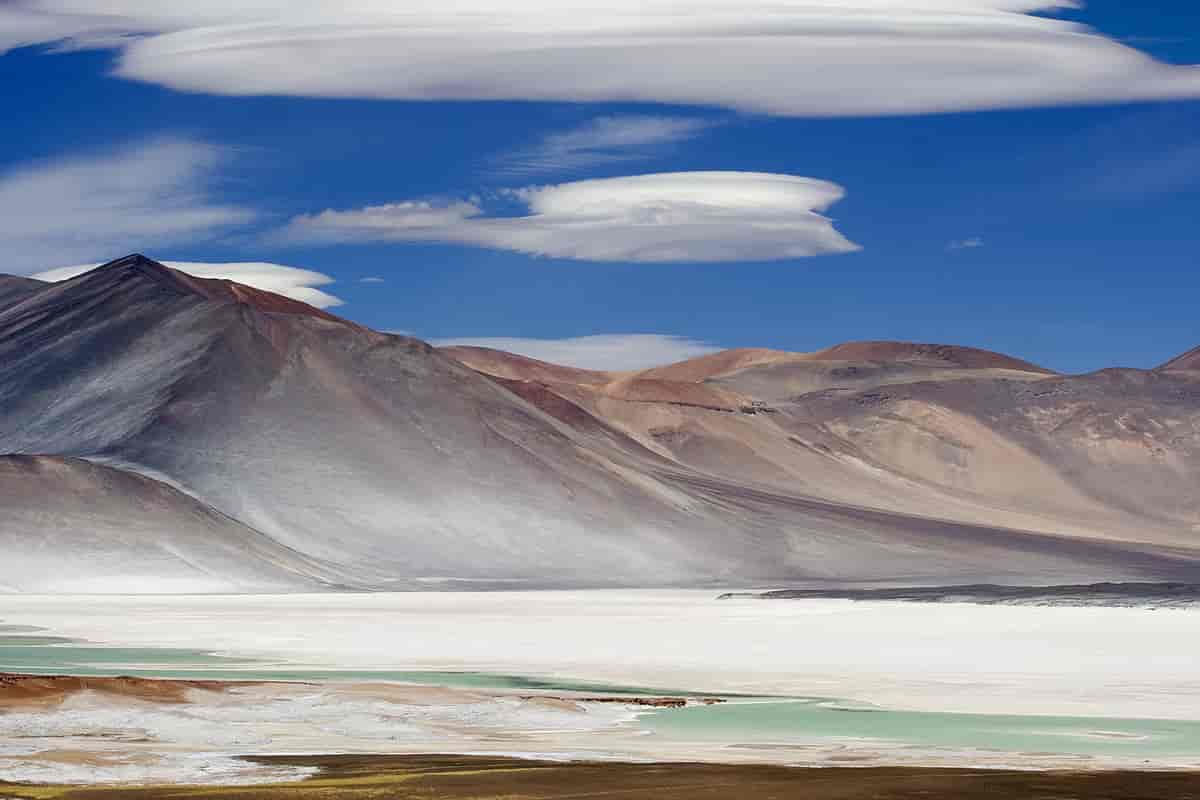 San Pedro-lagunen i Atacama-ørkenen