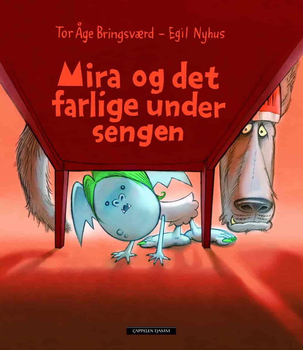 Omslag til barneboka "Mira og det farlige under sengen"(2012)