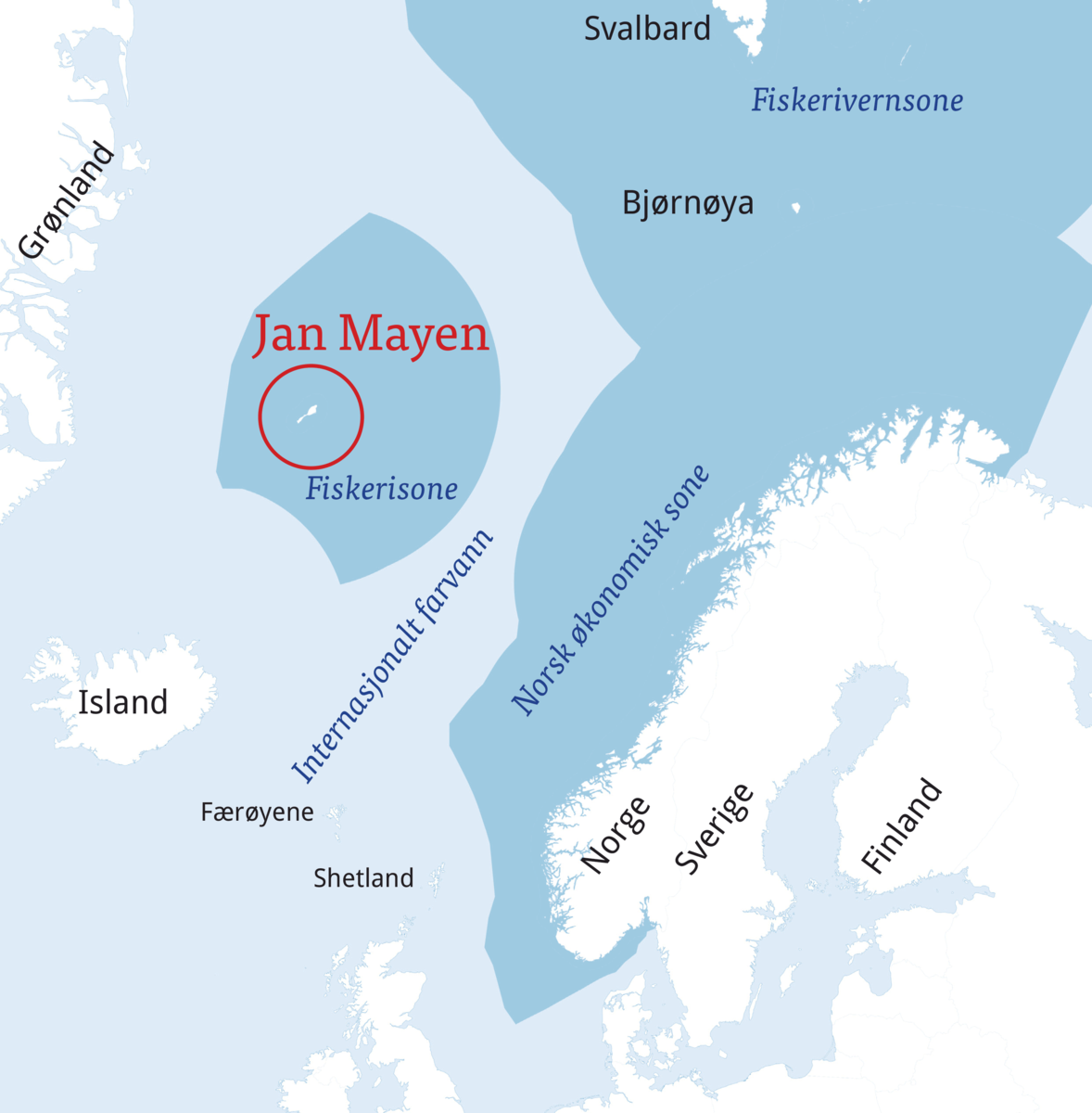 Jan Mayen og de norske havområdene