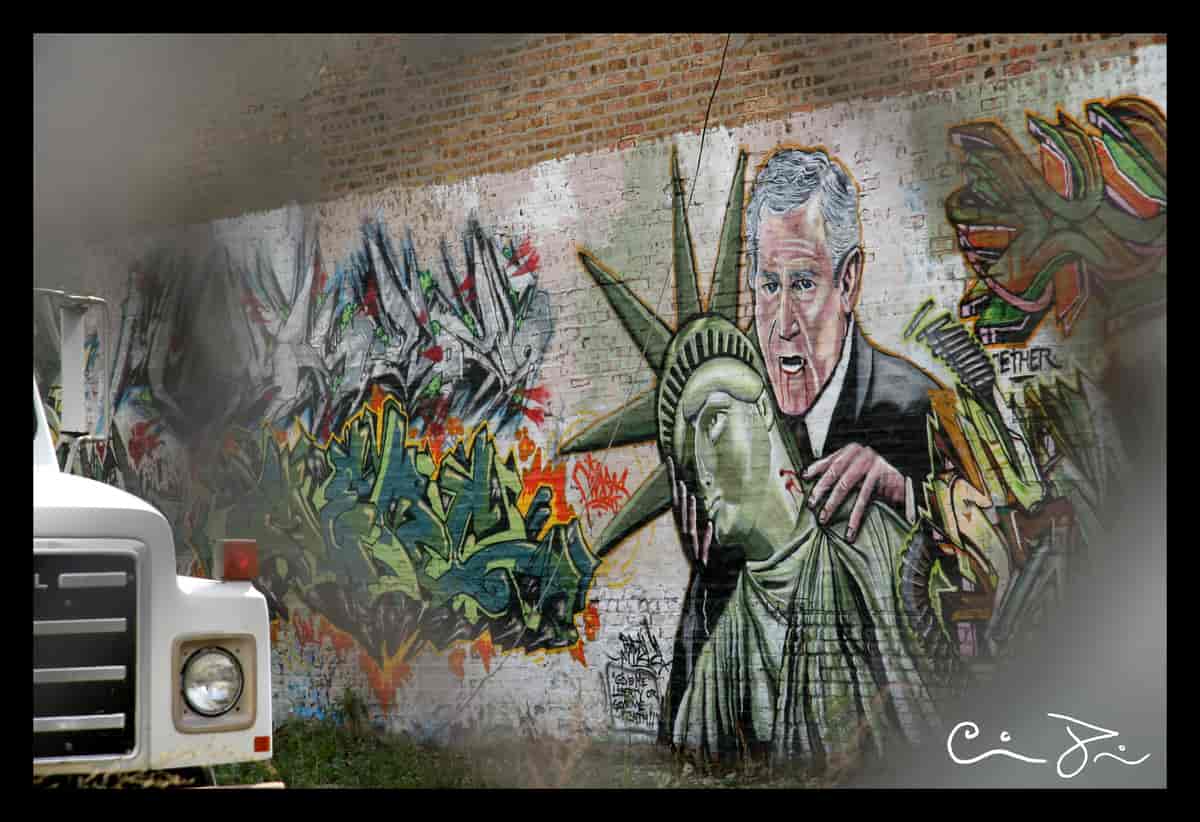 Politisk graffiti i Chicago