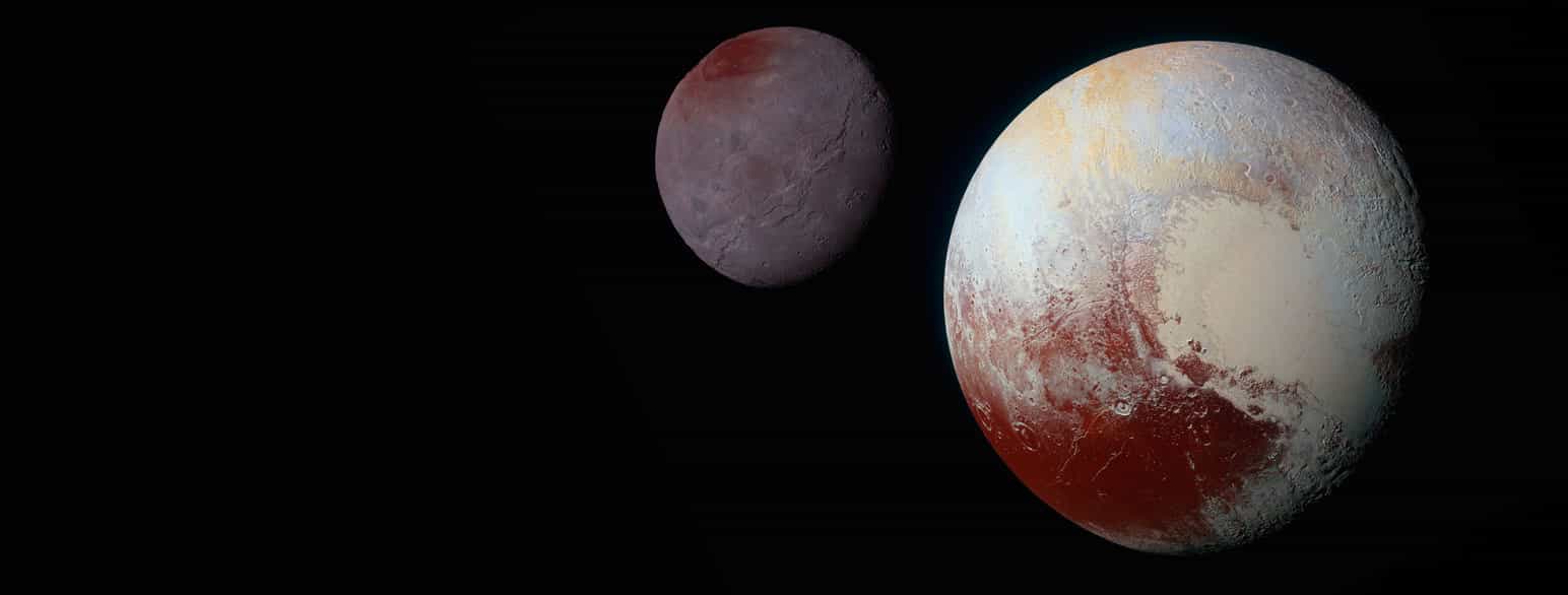 Pluto og månen Charon