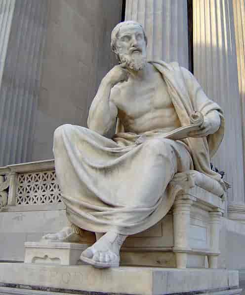 Skulptur av Herodot