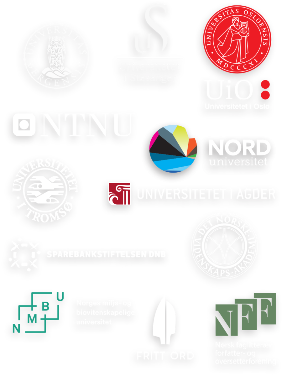 Foreningen Store norske leksikon består av de norske universitetene + fire ideelle stiftelser/organisasjoner.