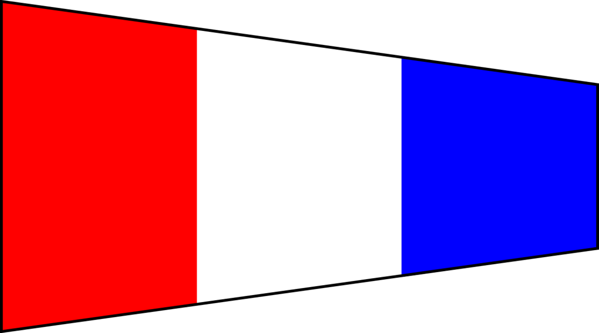 Signalflagg tre