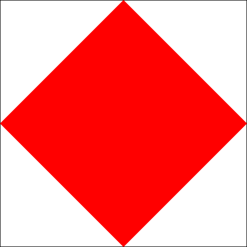 Signalflagg foxtrot