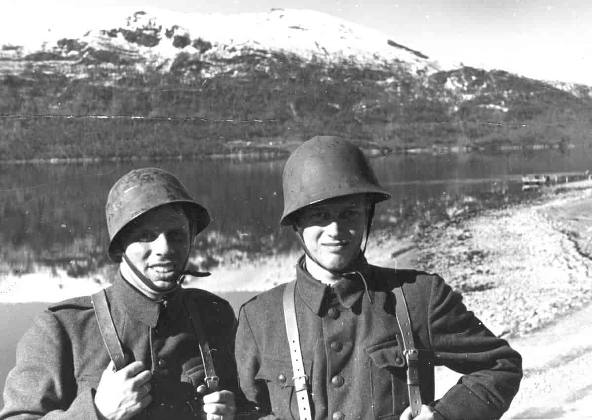 Norske infanterister i Nordland, april 1940