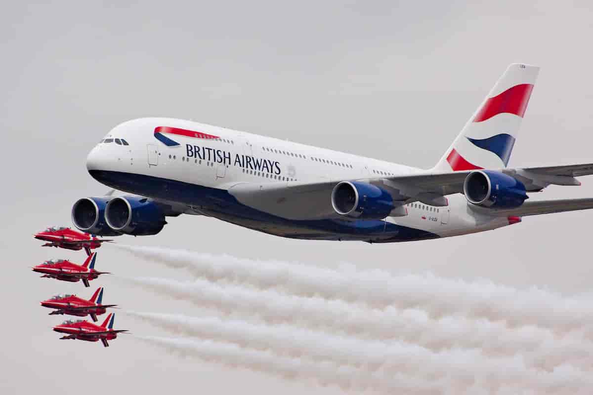 British Airways med Red Arrows