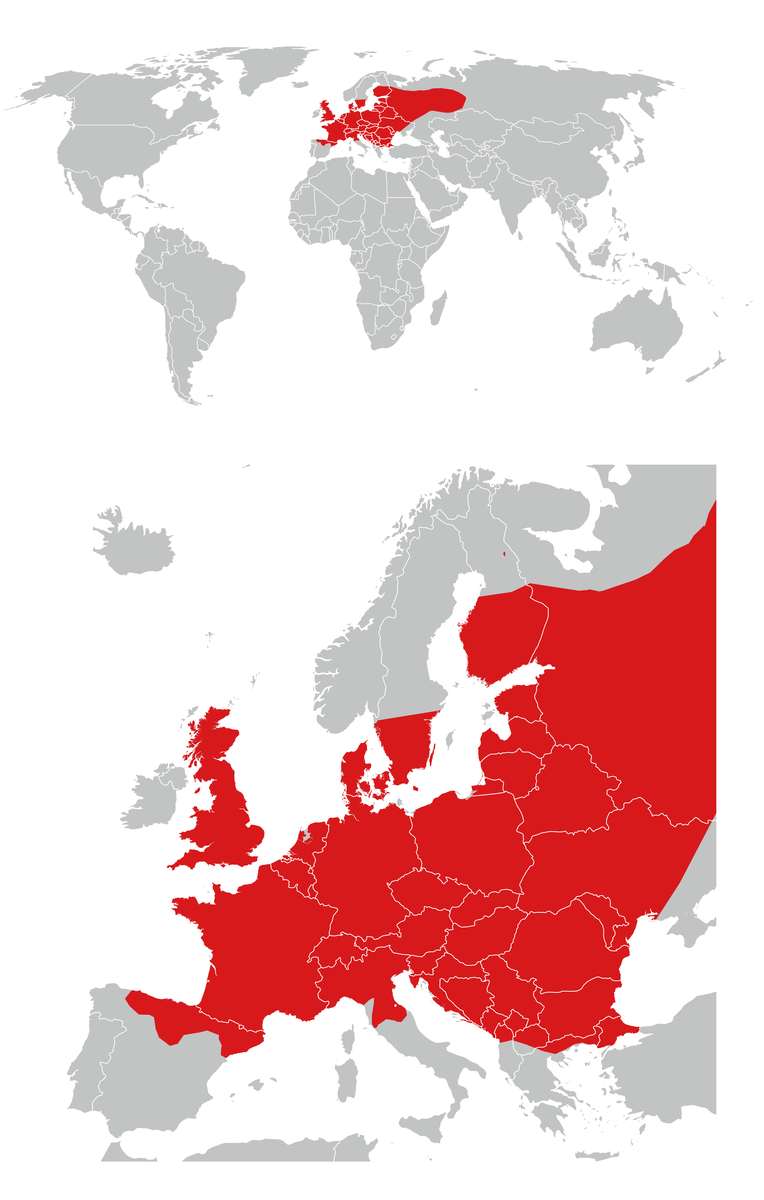 utbredelse av europamoldvarp