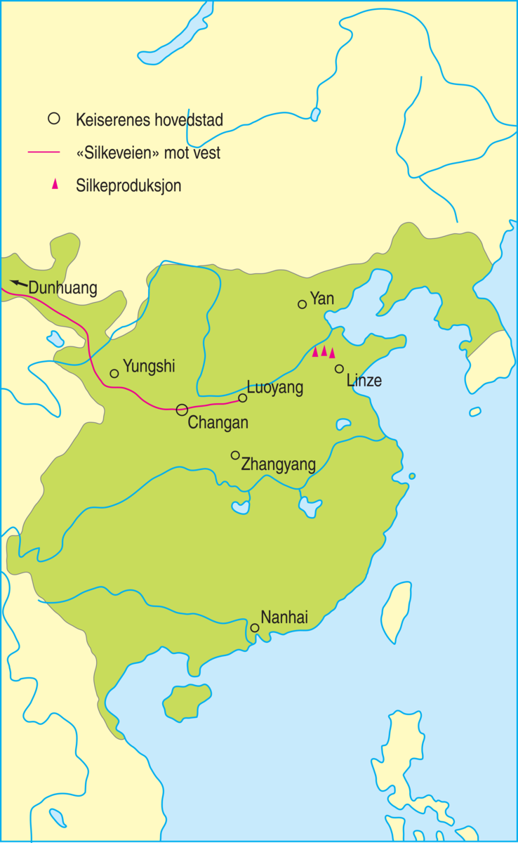 Kina, Han-dynastiet (kart)