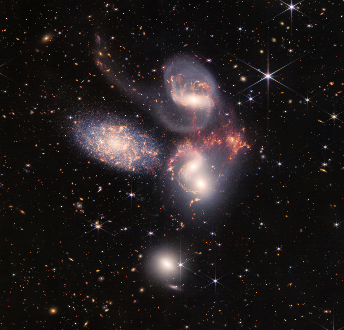Bildet av fem galakser