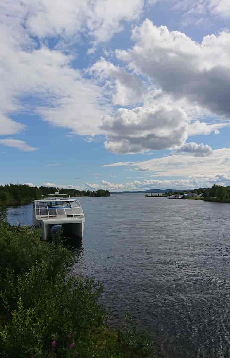 Enaresjøen - her ved tettstedet Enare/Inari