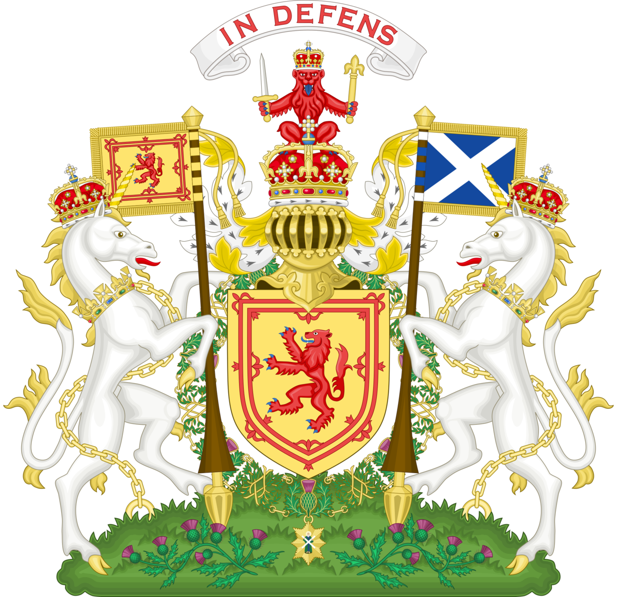 Skottlands store kongevåpen før 1603