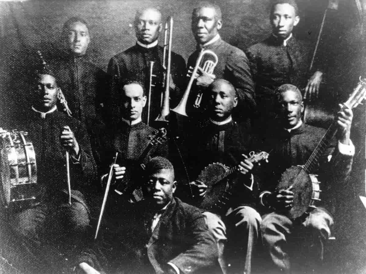 Ukjent orkester frå New Orleans, cirka 1900