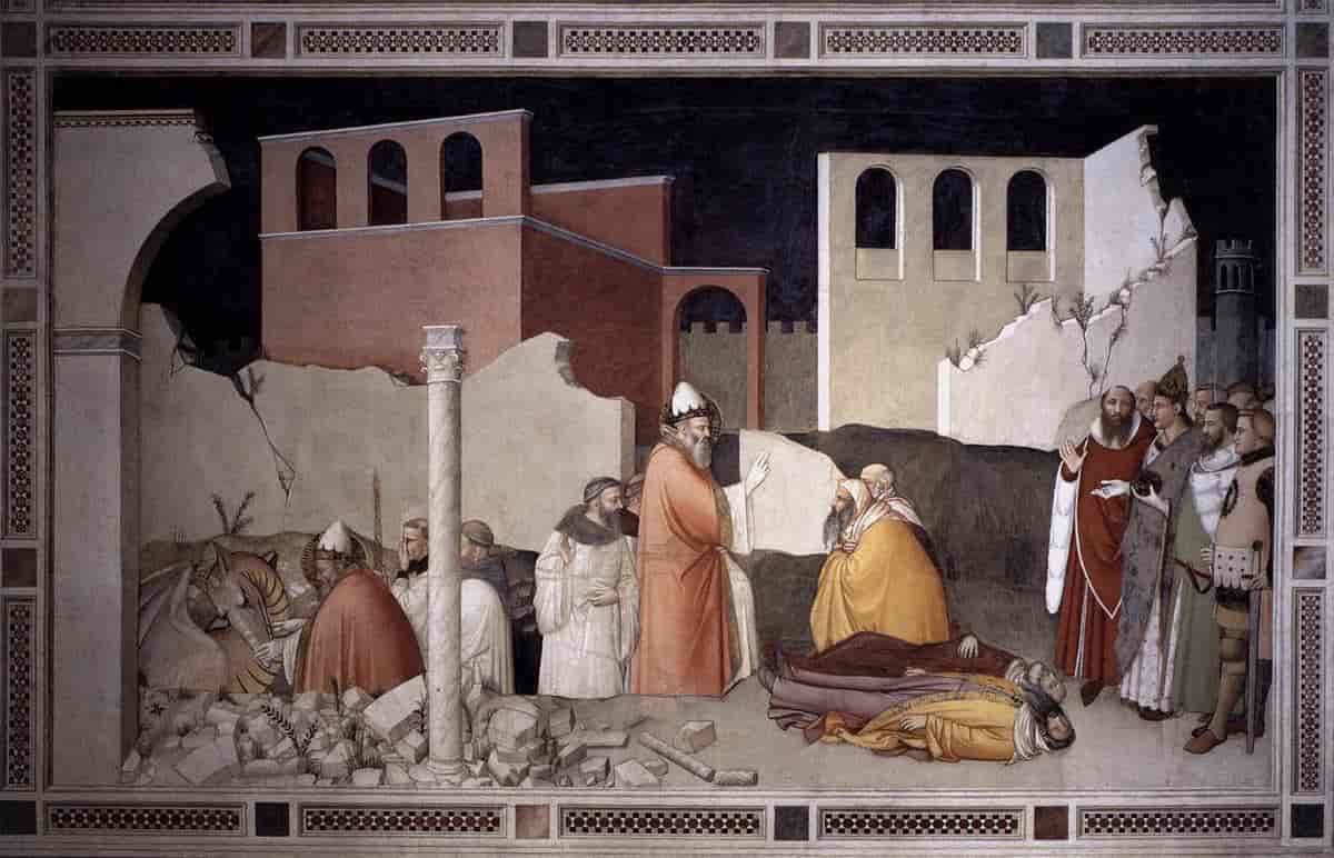 Pave Sankt Silvesters mirakel
