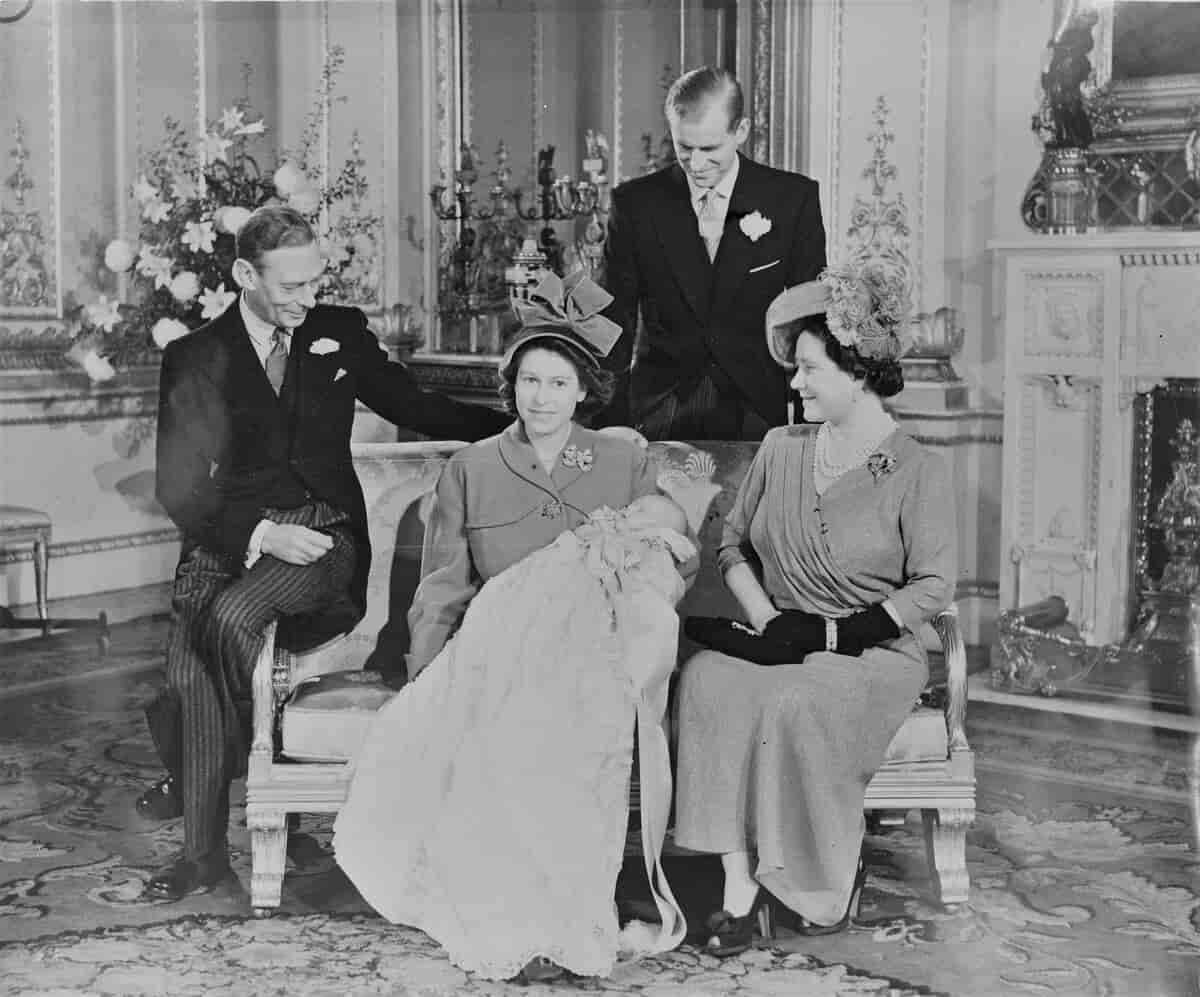 Den britiske kongefamilien 1948