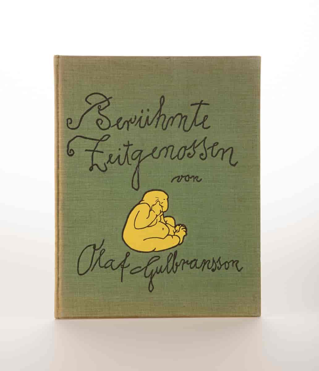 Omslag til Olaf Gulbranssons bok Berühmte Zeitgenossen (1905)