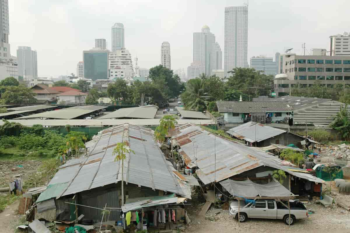Slum i Bangkok