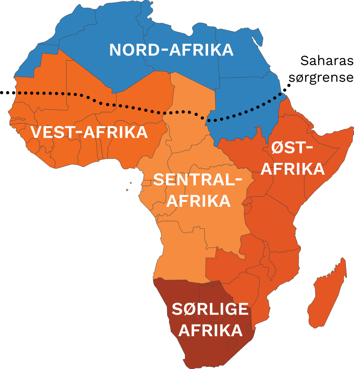 Regioner i Afrika