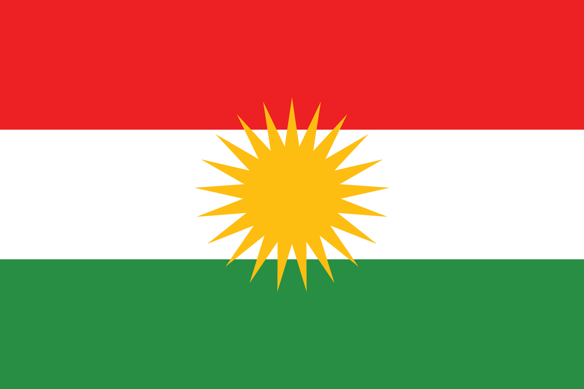 Kurdistans flagg