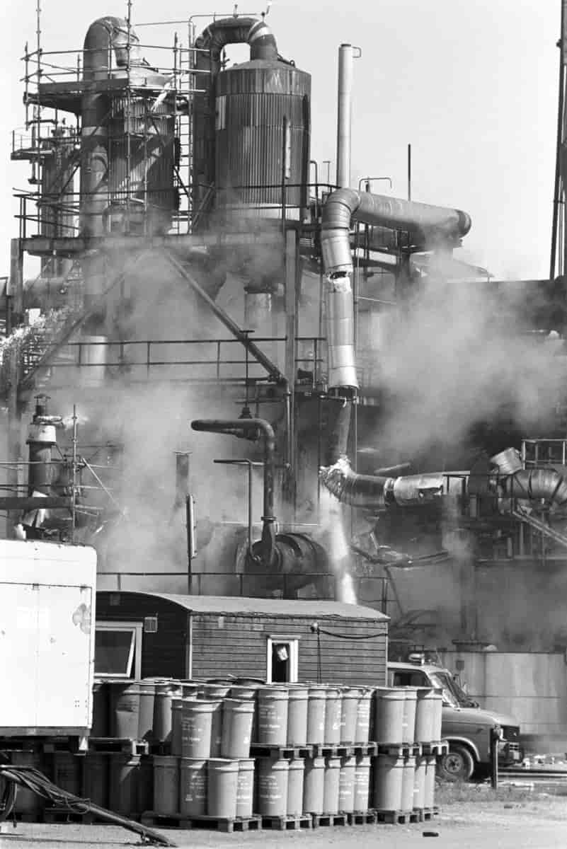 Gasseksplosjon, Herøya 1985