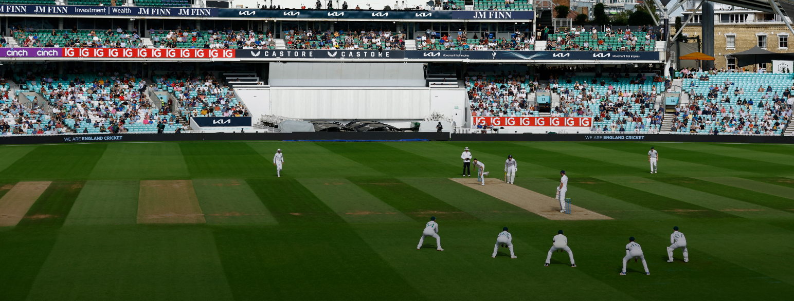 Testkamp i cricket mellom England og Sør-Afrika på The Oval i september 2022