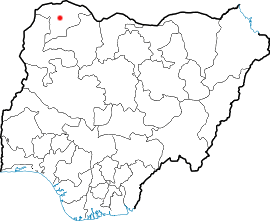 Locator map Sokoto