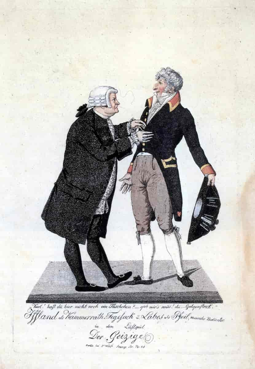 August Wilhelm Iffland, cirka 1810