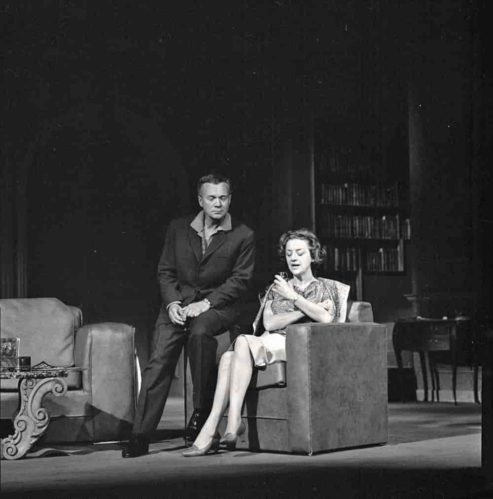 Jørn Ording og Aase Bye på Nationaltheatret, 1967