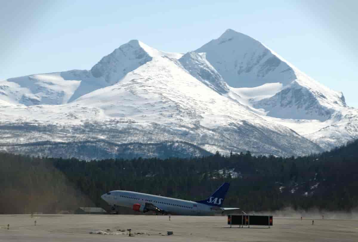 Takeoff fra Bardufoss lufthavn