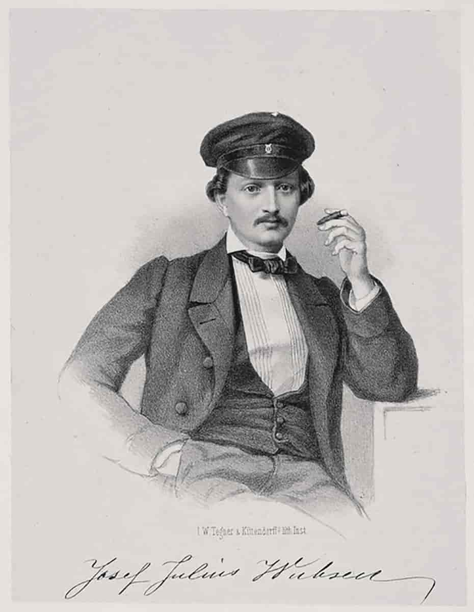 Julius Wecksell, 1850-tallet