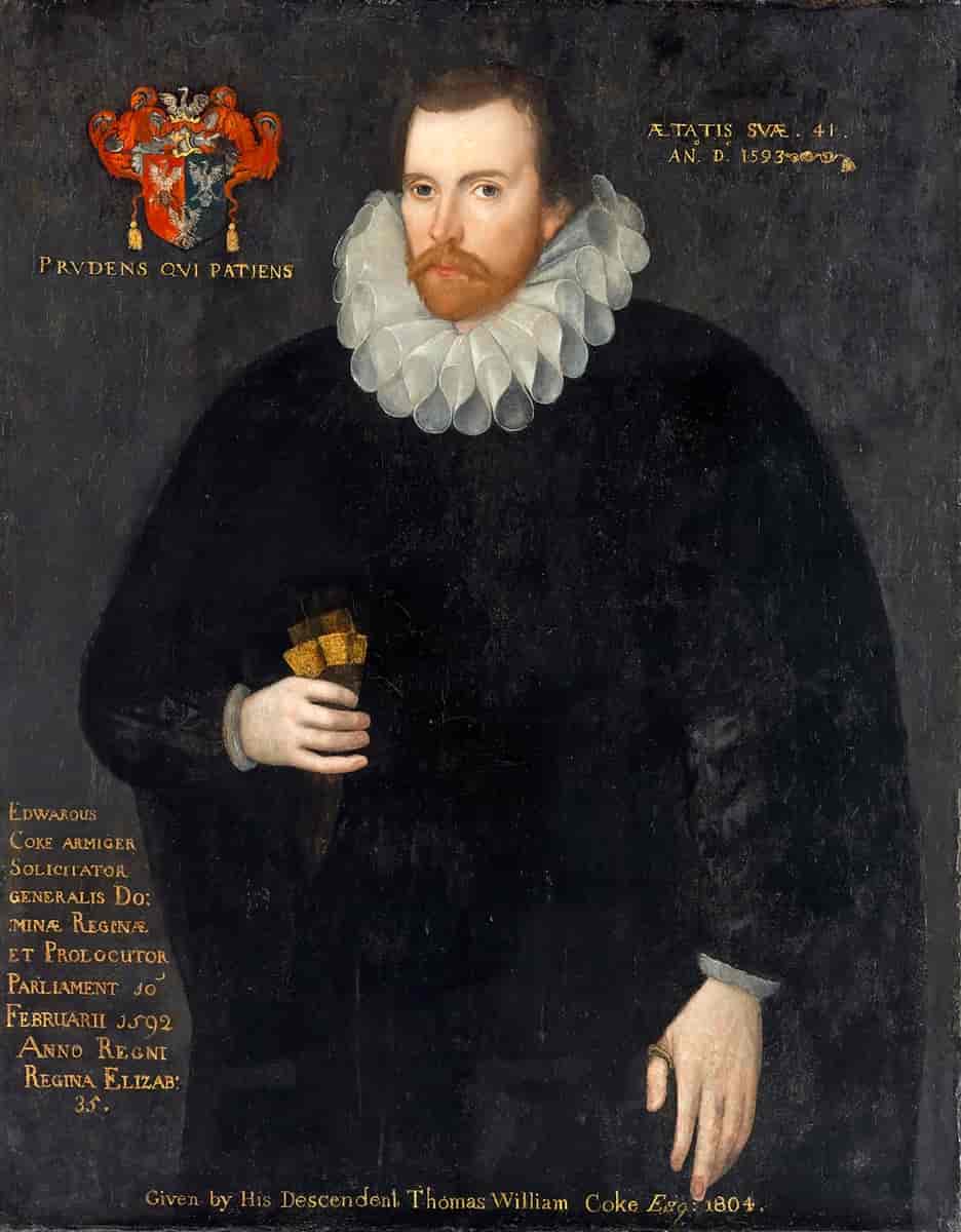 Edward Coke, 1593