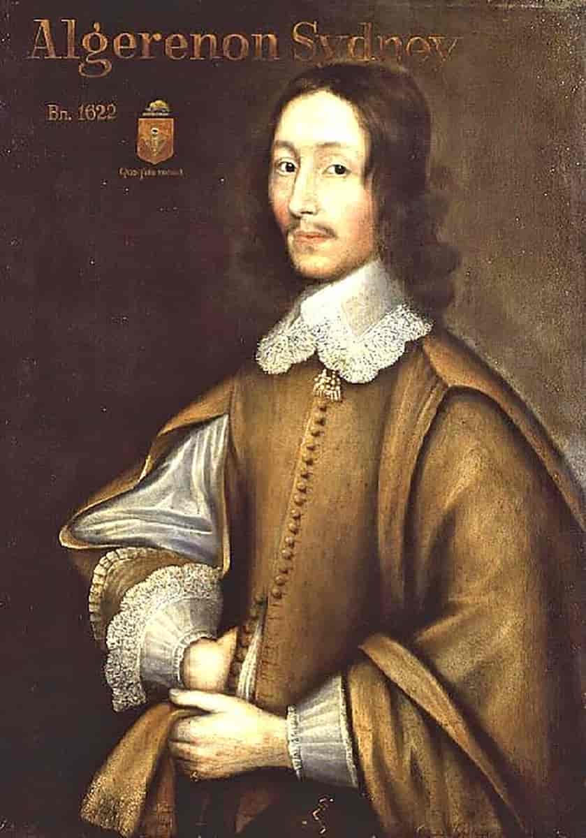 Algernon Sidney, cirka 1665