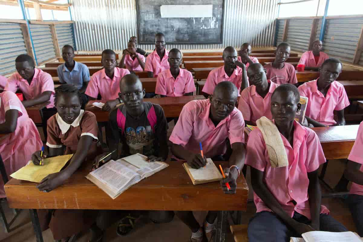 Elever i Kakuma-flyktningleiren (2015)
