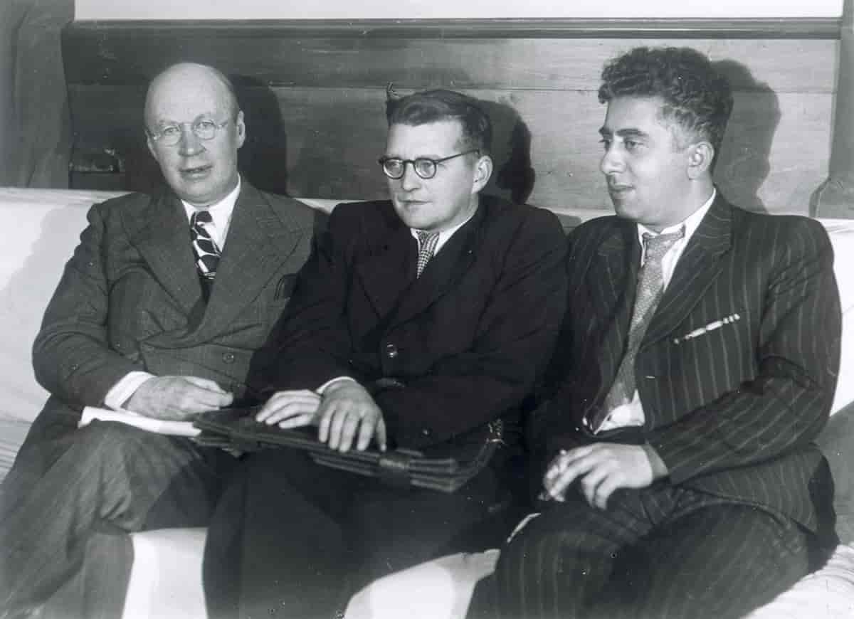 Prokofjev, Sjostakovitsj og Khatsjaturjan, 1945