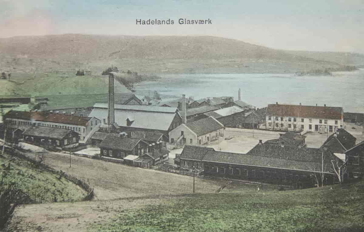 Hadeland Glassverk. Ca. 1900.